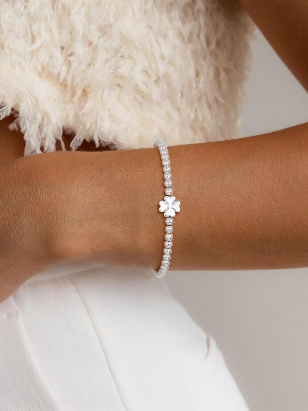 Gold Bracelets For Women 14k Gold Beaded Bracelets Stackable Bracelets For Women View 5